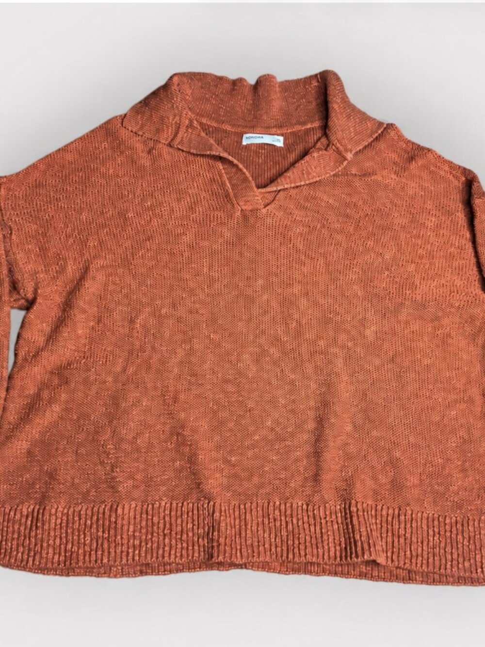 Sonoma Women’s Burnt Orange Oversize Sweater (never worn)